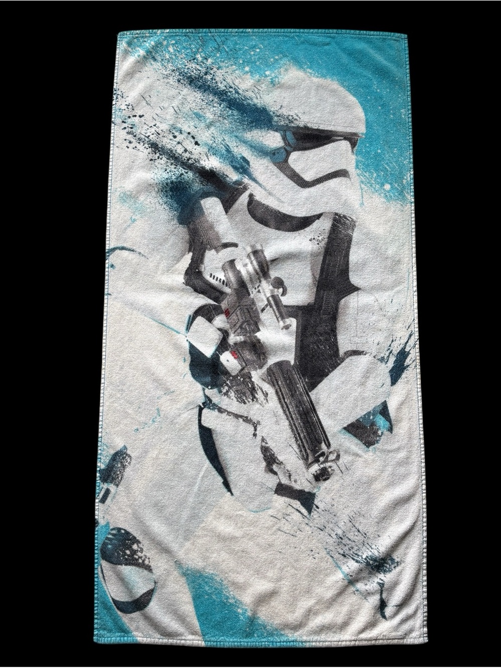 Beach Towel Star Wars Stormtrooper Graphic 26x51” 100% Cotton Vintage